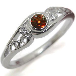 【推し】 指輪 レディース ガーネット リング 一粒 10金 ガーネットリング 【HO7140871315】(25687円)