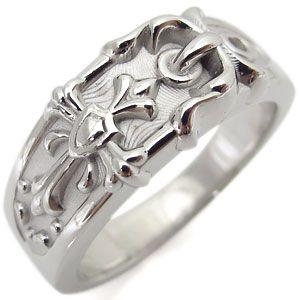 メンズ リング ベルト 10金 指輪 クロス メンズリング