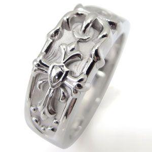 2026年 メンズ リング ベルト 10金 指輪 クロス メンズリング 【EIM1889616759】(67973円)