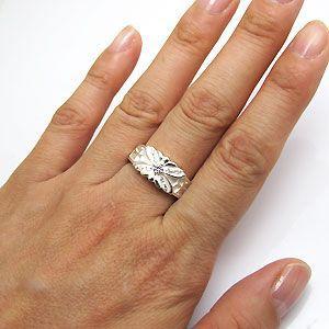 ダイヤモンド リング ペアリング シルバー リング クロス リング 蝶 ダイヤモンドリング 指輪_2