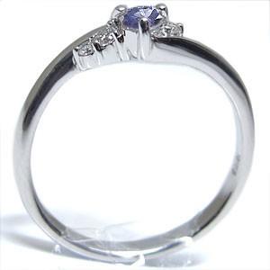 匿名配送 タンザナイト・リング・一粒・シンプル・K18・指輪 【DGJ1219175421】(43856円)