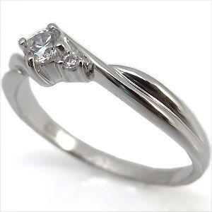 エンゲージリング ダイヤモンド リング プラチナ 一粒 婚約指輪 クリスマス ポイント消化の画像