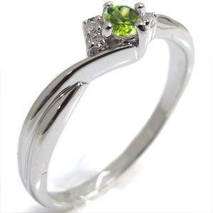 ウルトラ！ 指輪 レディース ペリドット リング 18金 一粒 シンプル ペリドットリング 【CE1241525812】(44660円)