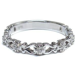 ペアリング ダイヤモンド クロスリング 結婚指輪 プラチナ リング マリッジリング クリスマス ポイント消化の画像