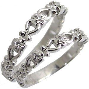 結婚指輪 安い クロス リング シルバー ペアリング ダイヤモンド 結婚指輪 安い