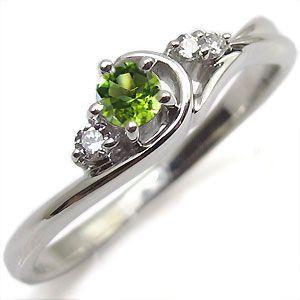 プラチナ ペリドット リング 一粒 ペリドットリング 指輪 クリスマス ポイント消化 プラチナ・ペリドット・リング・一粒・ペリドットリング・指輪