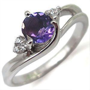 プラチナ リング アメジスト 大粒 アメシストリング 指輪 クリスマス ポイント消化