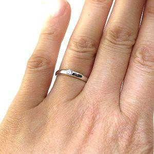 プラチナ エンゲージリング シンプル 一粒 婚約指輪 ダイヤモンド リング クリスマス ポイント消化の画像
