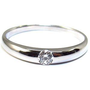 婚約指輪 プラチナ エンゲージリング ダイヤモンド 指輪 一粒ダイヤモンド 0.10ct クリスマス ポイント消化の画像