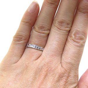 マリッジリング 百合の紋章 ペアリング K10ゴールド 結婚指輪 安いの画像