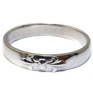 ペアリング K10 結婚指輪 安い 百合の紋章 マリッジリング リング