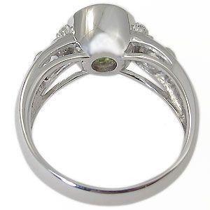 匿名配送 指輪 レディース ペリドットリング K10 大粒 アンティーク リング 【NAN1067050487】(38384円)