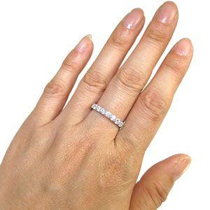 ダイヤモンド リング エタニティ ダイヤモンドリング 18金 指輪｜plejour｜03