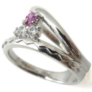 【通常品】 プラチナ ピンキーリング ピンクサファイア 指輪 リング 一粒 ファランジリング 【DGJ1885150934】(67813円)