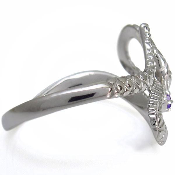 美品 プラチナ レディースリング 選べる誕生石 ヘビ リング 蛇 スネーク 【YWU1927290735】(69329円)