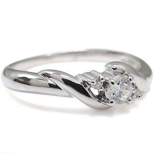 婚約指輪 安い ダイヤモンド リング プラチナ シンプル 指輪 クリスマス ポイント消化の画像