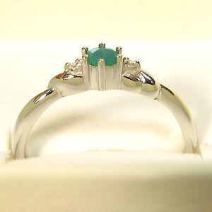 【新品 送料込み】 エメラルドリング 18金 シンプル 指輪 【VQL7123816349】(25626円)
