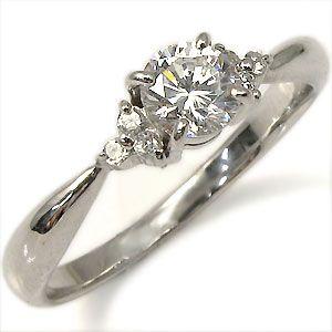 高級ブランド SIクラス 鑑定書付き 安い 婚約指輪 エンゲージリング ダイヤモンド プラチナ 立爪 0.3ct 一粒ダイヤモンド ポイント