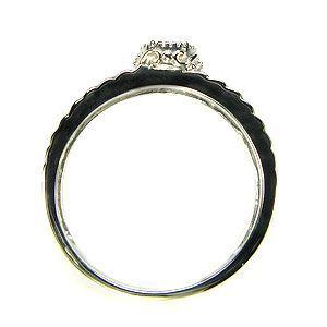 USED プラチナ リング ブルージルコン ダイヤモンド ピンキーリング 指輪 クリスマス ポイント消化 【TM1158446308】(41672円)