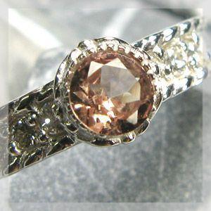 プラチナ リング シャンパンガーネット ダイヤモンド 約0.12ct付 上品 指輪 クリスマス ポイント消化
