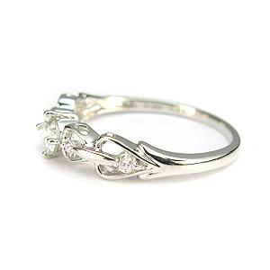 プラチナ ダイヤモンド リング シンプル 婚約指輪｜plejour｜03