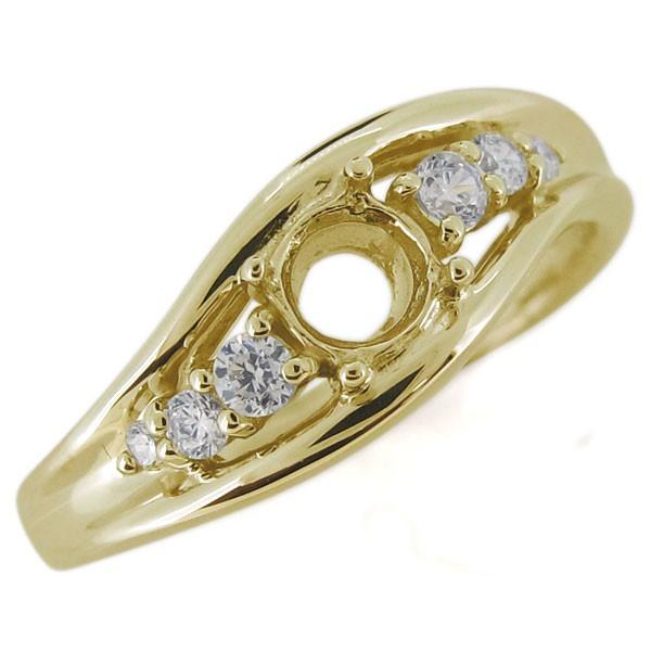 【限定品】 リフォーム K10 10金 レディース リング セミオーダー用 空枠 指輪 【OCQ1034293436】(37206円)