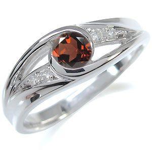 ガーネット リング 指輪 1月誕生石 一粒 10金(40769円)