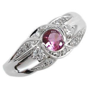 ピンクトルマリン リング 10月誕生石 ピンクトルマリンリング 10金 指輪