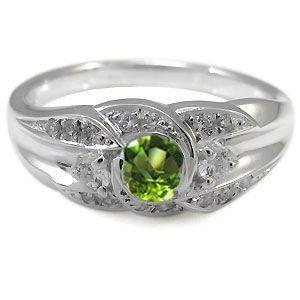 【値段交渉可：送料込】 プラチナ ペリドット リング 一粒 指輪 クリスマス ポイント消化 【JS2503554910】(90059円)