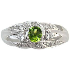 【値段交渉可：送料込】 プラチナ ペリドット リング 一粒 指輪 クリスマス ポイント消化 【JS2503554910】(90059円)