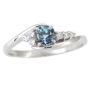 ★レア物 新品未開封 アクアマリンサンタマリア リング 指輪 一粒 リング 3月誕生石 10金 【HOV1151213427】(41412円)