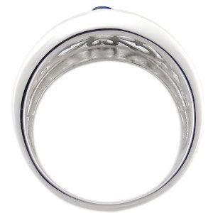 【日本未発売】 プラチナ リング 一粒 サファイア 指輪 唐草 クリスマス ポイント消化 【DGJ2757882776】(99208円)