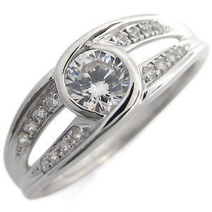 鑑定書付き プラチナ リング 指輪 0.5ct 大粒 ダイヤモンド リング SIクラス クリスマス ポイント消化