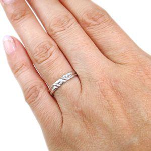 ペアリング シンプル 結婚指輪 安い マリッジリングの画像