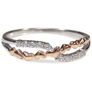 結婚10周年 ダイヤモンド リング ハート 指輪 クリスマス ポイント消化の画像