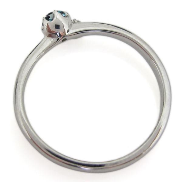 婚約指輪 アレキサンドライト リング K18 エンゲージリング : PLEJOUR