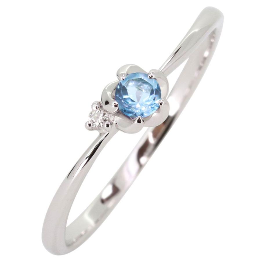 人気ブランドを ファランジリング プラチナ 花 ブルートパーズ 指輪 フラワーリング クリスマス ポイント消化 最安値 Www sciences Africa