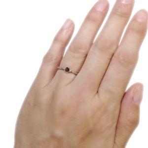 【セール】ファランジリング ピンキーリング 大人 シンプル 華奢 誕生石 一粒 指輪 重ね付け