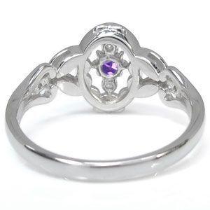 新作マット・カーペット アメジスト 指輪 一粒 アメジストリング K18 【QGW1435783444】(51649円)