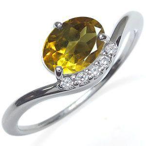 セール品 PLEJOUR プレジュール シトリン リング 大粒 レディース 指輪