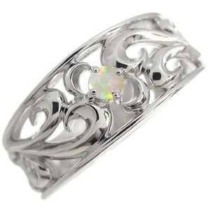 メンズリング オパール 指輪 リング 一粒 K18 : PLEJOUR (プレジュール