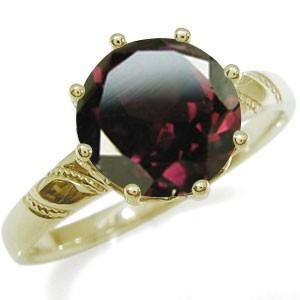 【新品】K18 ロードライトガーネットリング 唐草デザイン サイズ11号 新品】K18 ロードライトガーネットリング 唐草デザイン サイズ11号