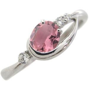 ピンクトルマリン リング オーバル K10 指輪 ハイクオリティ - ideup