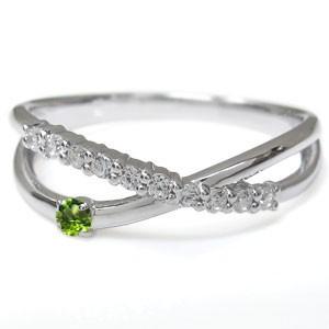 専用出品 ファランジリング ペリドット 指輪 18金 ピンキーリング 【KU1327114743】(47740円)