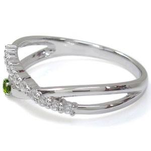 専用出品 ファランジリング ペリドット 指輪 18金 ピンキーリング 【KU1327114743】(47740円)