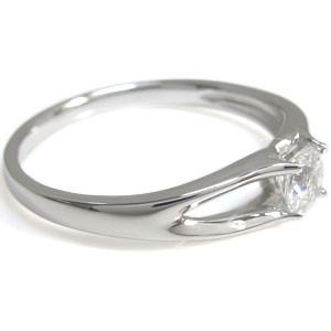 ソリティア エンゲージリング ダイヤモンド 婚約指輪 安い 10金ダイヤモンド リングの画像