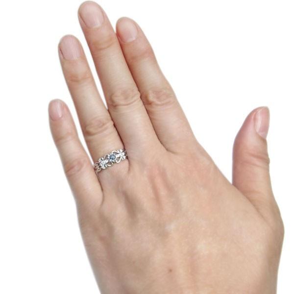 【クーポン】 アクアマリンサンタマリア リング アンティーク 唐草 リング ハート 指輪 18金 【DG1786346410】(64260円)