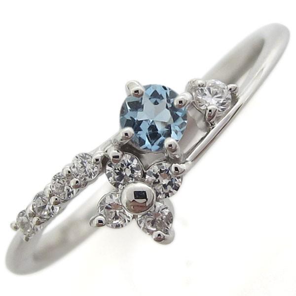 プラチナ アクアマリンサンタマリア 婚約指輪 安い メモリアルリング 結婚記念日 クリスマス ポイント消化