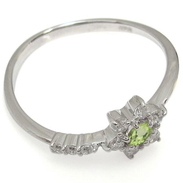 【ほぼ未使用】 結婚記念日 ペリドットリング 結婚10周年 流れ星 K18 指輪 【1373337355】(49403円)