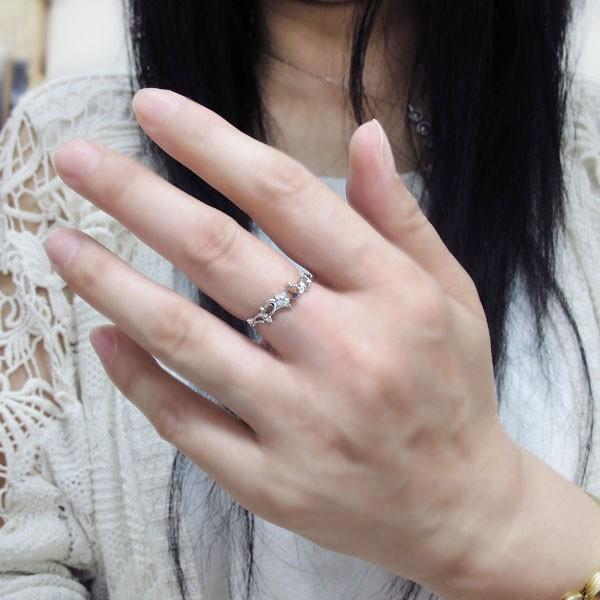 結婚記念日 メモリアルリング ガーネット S字 指輪 18金の画像